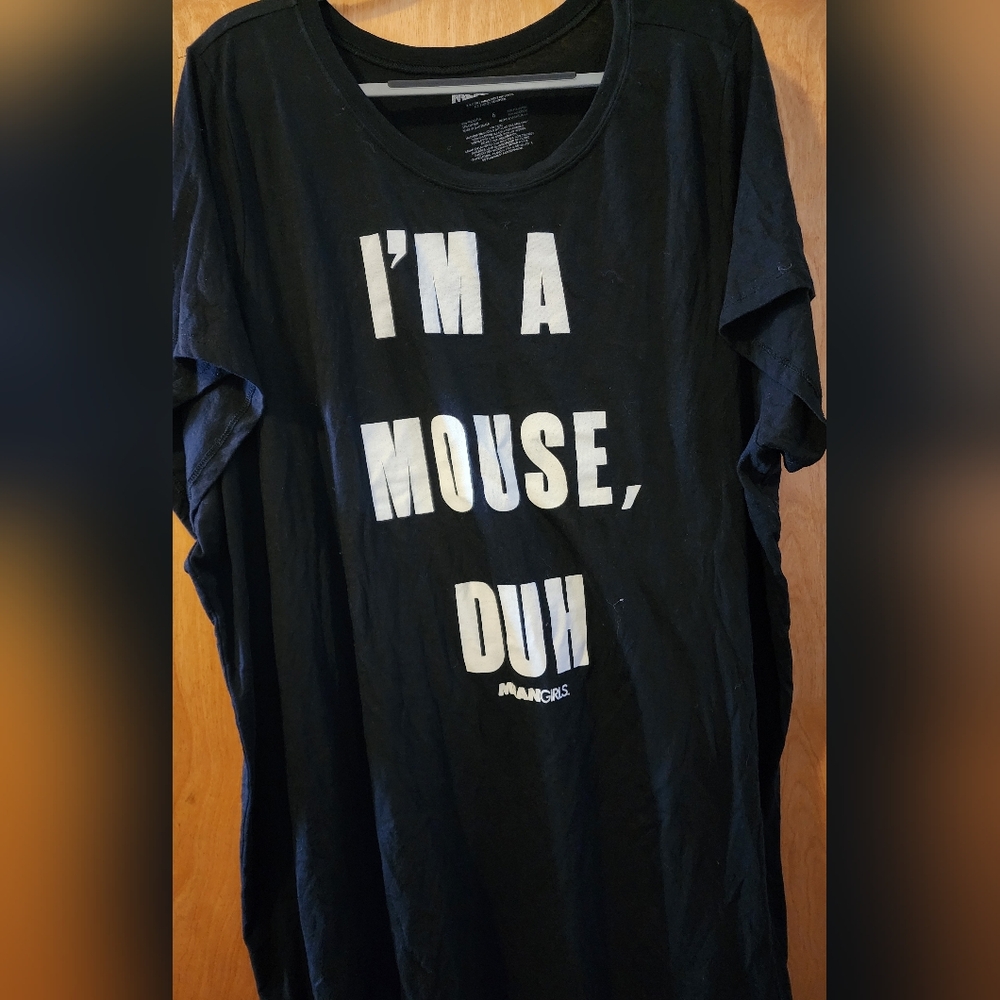 Torrid Mean Girls I'm a Miuse Duh Tshirt with coordinating mouse tail and ears